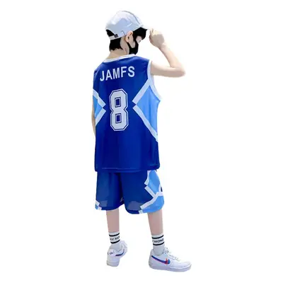 Boys Basketball 2025 Suit Cream Purple 20 Size