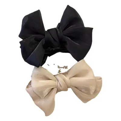 Super Fairy Pearlescent Bow Hair Grab Clip