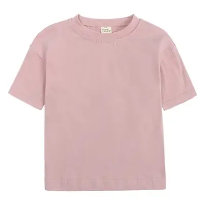 Candy-Colored Half-Sleeve Cotton T-Shirt for Boys & Girls