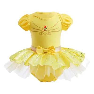 Yellow Bow Baby Skirt 2025 New Toddler Cotton Romper