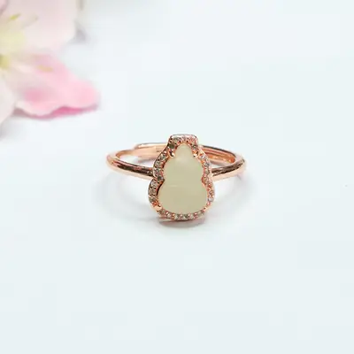 Guan Yu Jade Ring Clear Water Gourd Clear