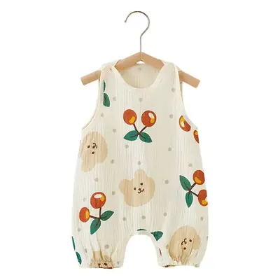 Baby's Cotton Gauze Jumpsuit Summer Newborn