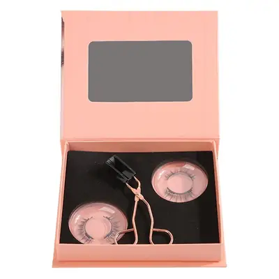 Magnetic False Eyelashes 2 Pairs Thick Imitation