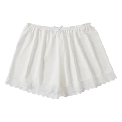 New White Lace Safety Pants for Women Summer Thin Anti-Exposure