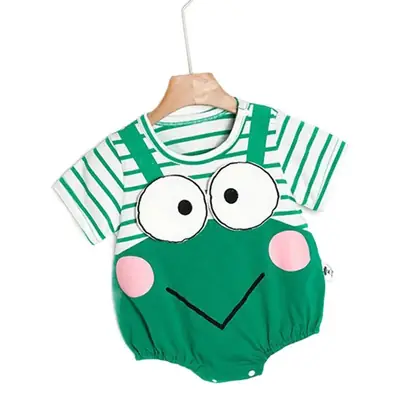 Cute Green Triangle Hare Baby Outfit