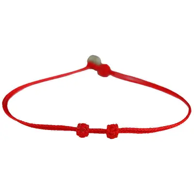 Red Handwoven Anklet Bracelet for Men Women