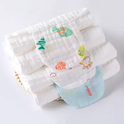 Baby Sweat Absorbent Towel with Duck Design
