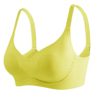 Petal Cup Small Spring White Seamless Push Up Bra