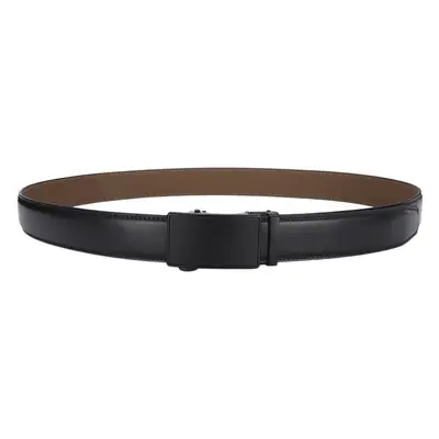 Men's Black Genuine Cowhide Belt Automatic Buckle Export Quality