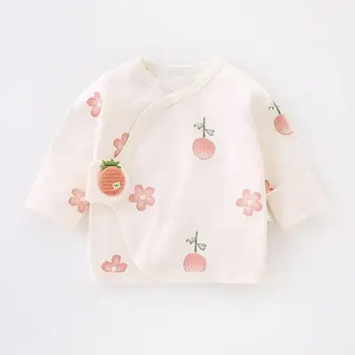 Newborn Baby Pajamas Pure Cotton Boneless Moon Top