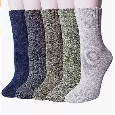 Men's wool socks crew winter socks thick winter gift warm wool socks women's thick socks]