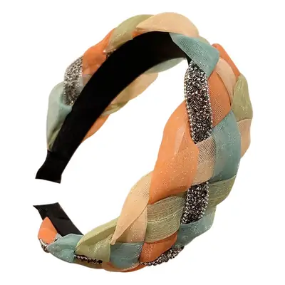 Summer French Style Headband Women Wide Bristle High Cranial Top