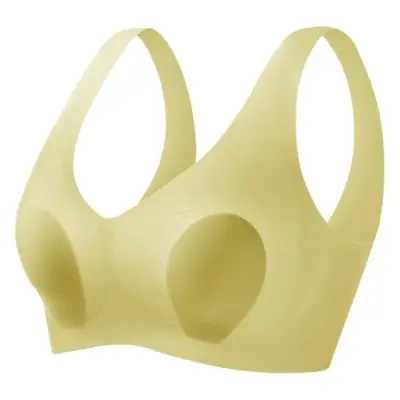 Rabbit Ear Bra Big Chest Small Underwear Summer Thin with Chest Pad No Mark Fixed Cup Soft Support No Steel Ring