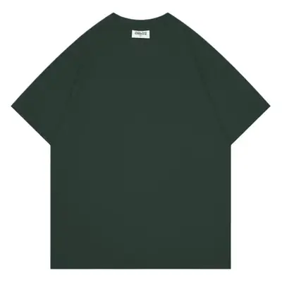 Men Women Summer Cotton Crewneck T-Shirt Light Green