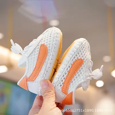Baby Shoes Summer Sandals Baby Shoes Soft Sole Baby Net Shoes Breathable Toddler Shoes Toddler Anti-slip and Anti-drop