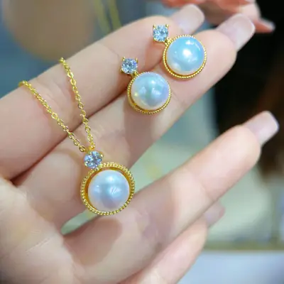 Xiaohongshu Hot Selling Pearl Stud Earrings Set