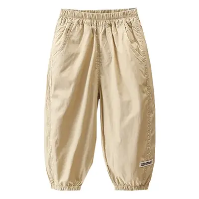 Men's Beige Cotton Shorts 2025 Summer Casual