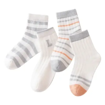 Children Striped Mid-Tube Socks 2024 Summer