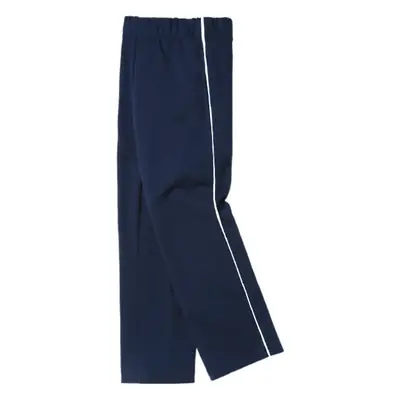 Boys Girls Navy Blue Sports Pants Loose Black Straight Pants