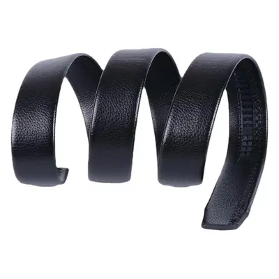 Men's Black Embroidered Belt with Rose Gold Buckle