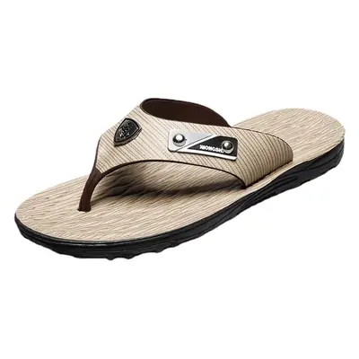 Summer Flip-Flops for Men to Wear at Home, Flip-Flops, Youth Trendy Open-Toe Sandals, Wading Shoes, Beach Shoes