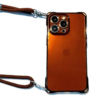 Purple Four-Corner Phone Case for iPhone 17 Pro Max