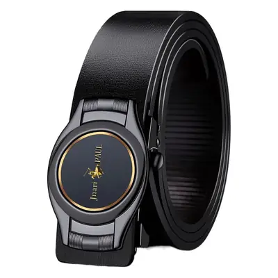 Paul Genuine Leather Men's Belt with Automatic Buckle