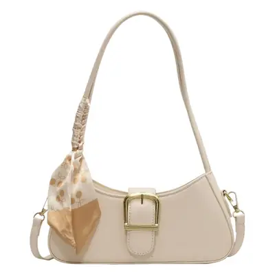 French Style White Crossbody Bag for Women