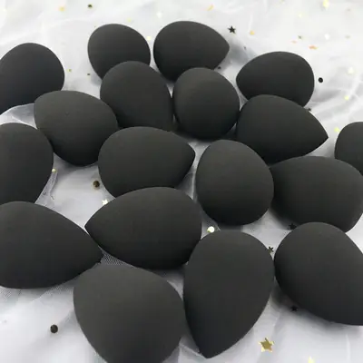 Black Beauty Makeup Egg Sponge Powder Eater Non-Latex Dual Use