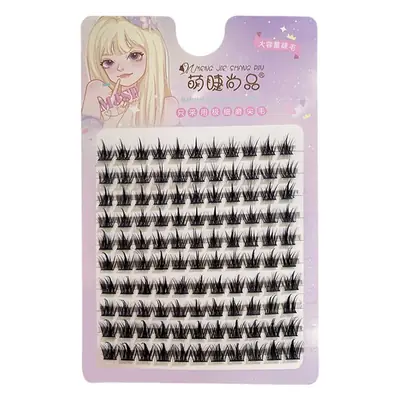 Cute False Eyelashes 11mm Natural Thick 10 Rows