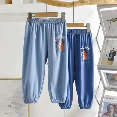 Summer Ice Silk Anti-Mosquito Pants for Boys Girls