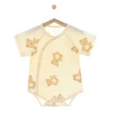 Baby Boneless Sheath Romper Cotton Summer White