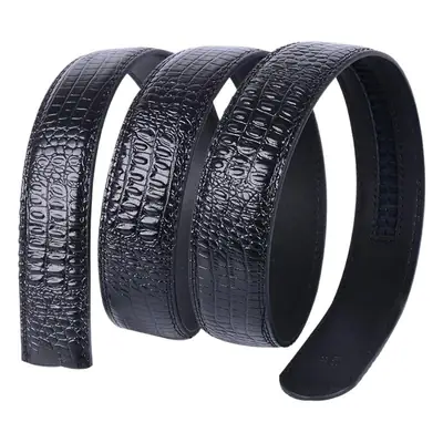 Men's Crocodile Belt with Automatic Buckle & Korean Style