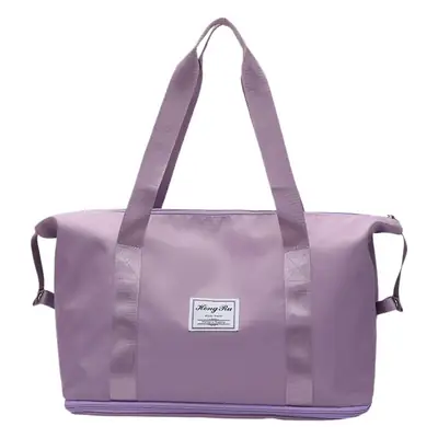 Purple Oxford Duffel Bag for Business Travel