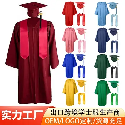 2025 Cross-Border Bachelor's Graduation Photo Dress with Shawl