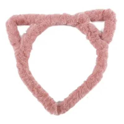 Plush Cat Ear Headband for Women & Kids