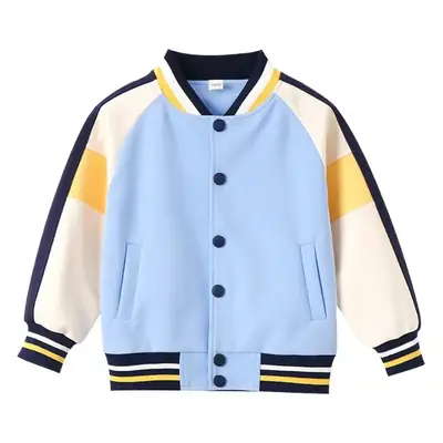 Kids Blue Polo T-Shirt & Skirt Set Spring Autumn School Uniform