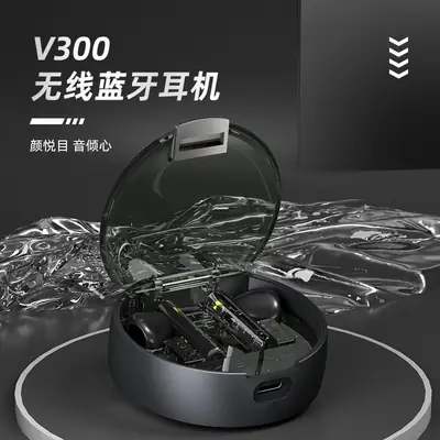 True Wireless Bluetooth 5.3 Headset with Transparent Design
