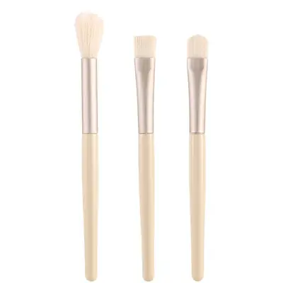 xixi 3-Piece Blush Eye Shadow Blush Brush Set