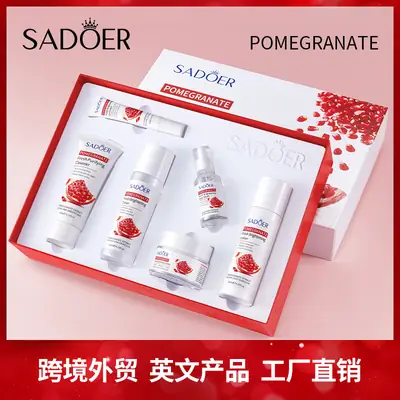 SADOER Red Pomegranate 6-Piece Skin Care Set