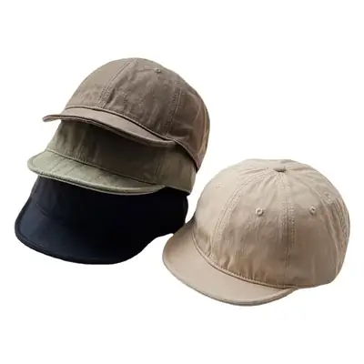 Men Washed Soft Cap Sunscreen All-match Japanese Style