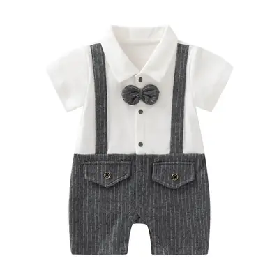 2025 New Summer Baby Dress Baby Short Sleeve Jumpsuit