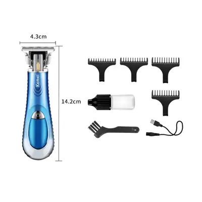 Kemei KM-2297 Blue Hair Clipper with USB Charging