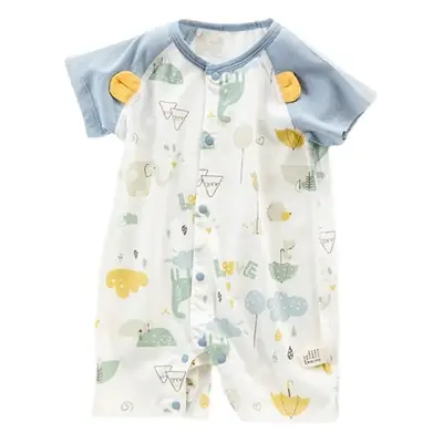 Baby Cotton Short Sleeve Summer Clothes Lightweight Breathable