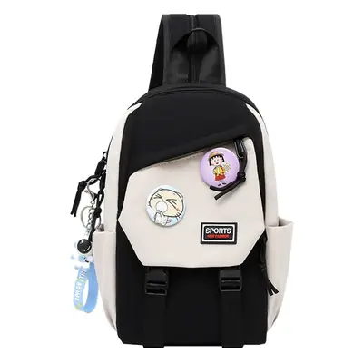 Pink Cute Crossbody Backpack for Girls School Travel