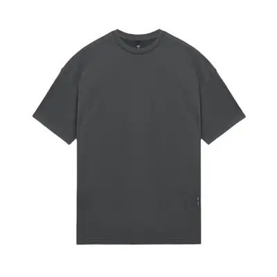 Men Summer T-Shirt Olive Green Large Round Neck Quick Dry