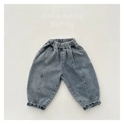 Japanese Style Radish Pants for Boys Girls Spring Autumn
