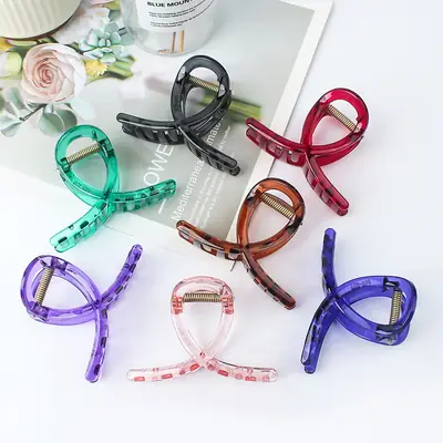 Korean Spring & Summer Hair Grab Clip Light Blue