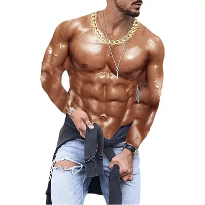 New Plus Size Men's 3D Camo T-Shirt Cool Trendy