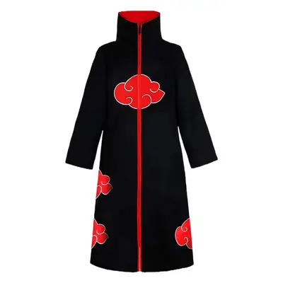 Ninja Naruto Uchiha Cloak Black Red Fourth Gen Eyes